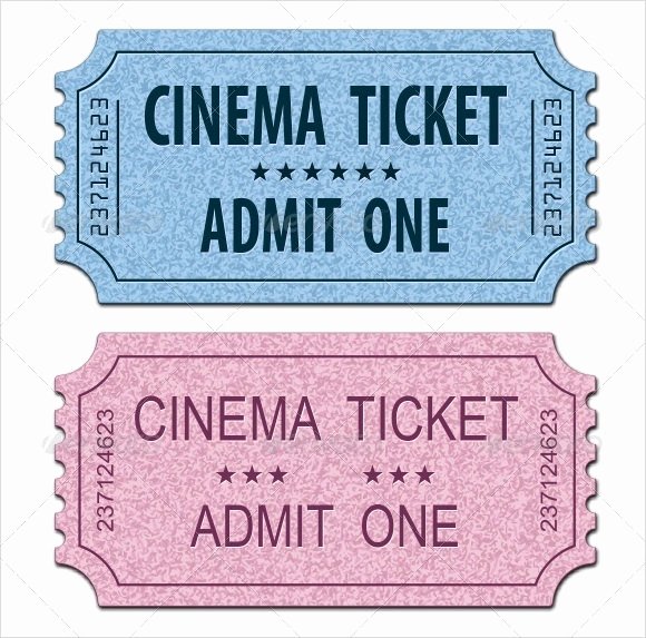 Movie Ticket Template Word Inspirational 33 Sample Amazing Movie Ticket Templates Psd Ai Word