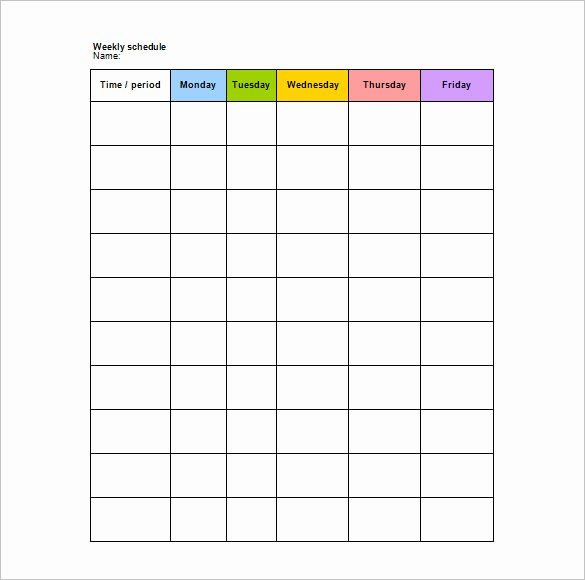 Mowing Schedule Template Inspirational School Scheduling Template