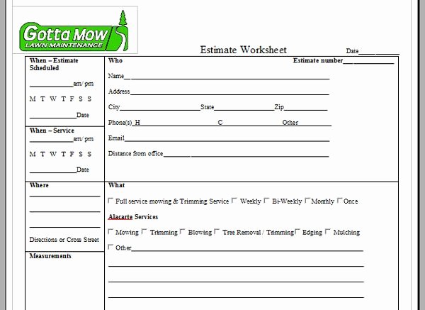 Mowing Schedule Template Lovely Lawn Care Service Quote Template Image Quotes at Relatably