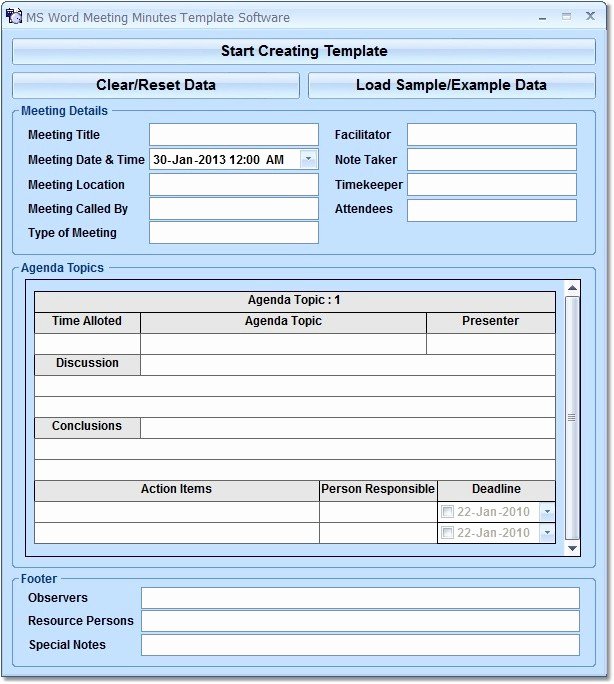 Ms Office Agenda Template Fresh Download Free Ms Word Meeting Agenda Template software by