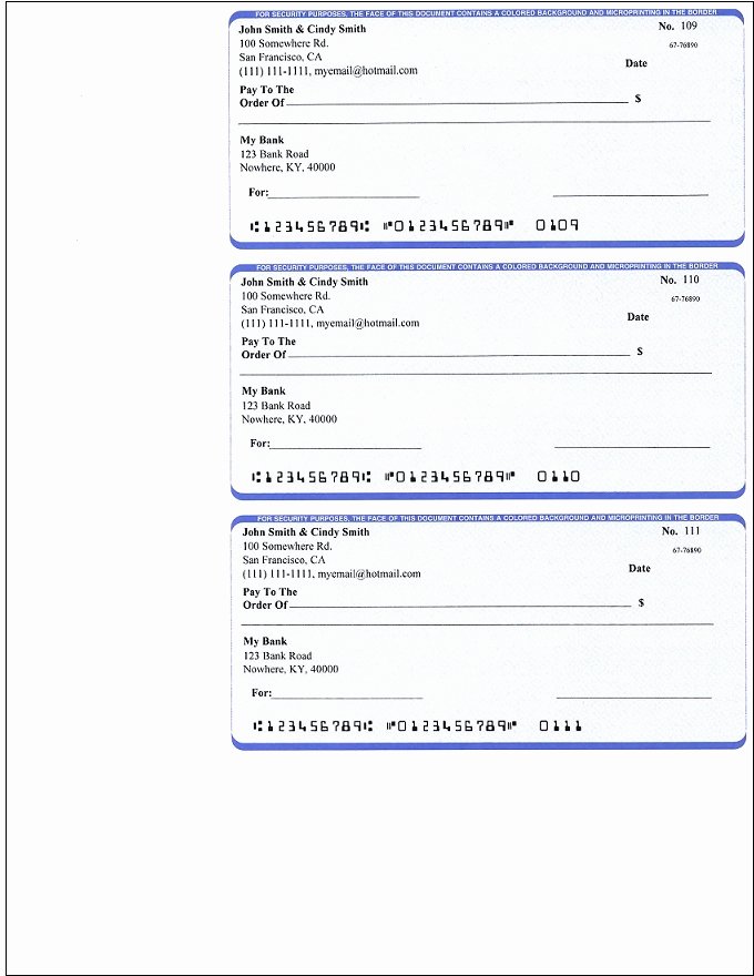 Ms Word Check Printing Template New Ezcheckpersonal Makes It Easy to Print Pocket Sized