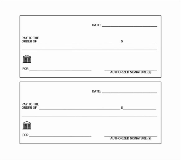 Ms Word Check Printing Template Unique 7 Blank Check Templates for Microsoft Word Website