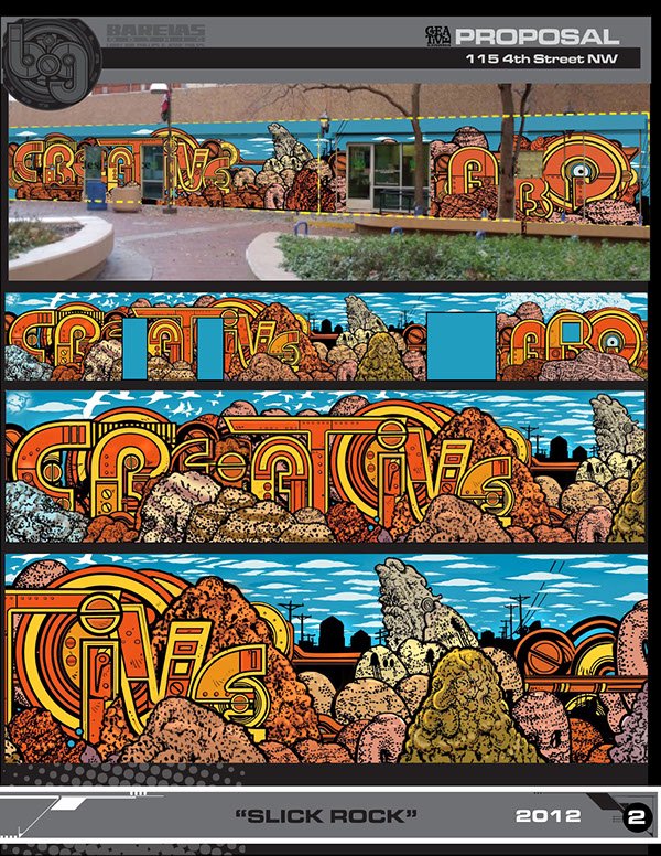 Mural Proposal Examples Best Of Creative Abq Mural Proposal On Behance