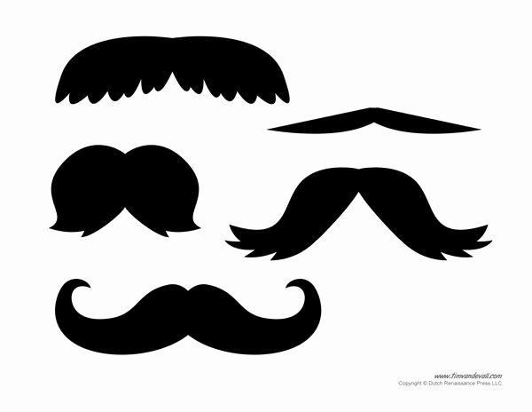 Mustache Cut Out Templates Awesome Best 25 Mustache Template Ideas On Pinterest