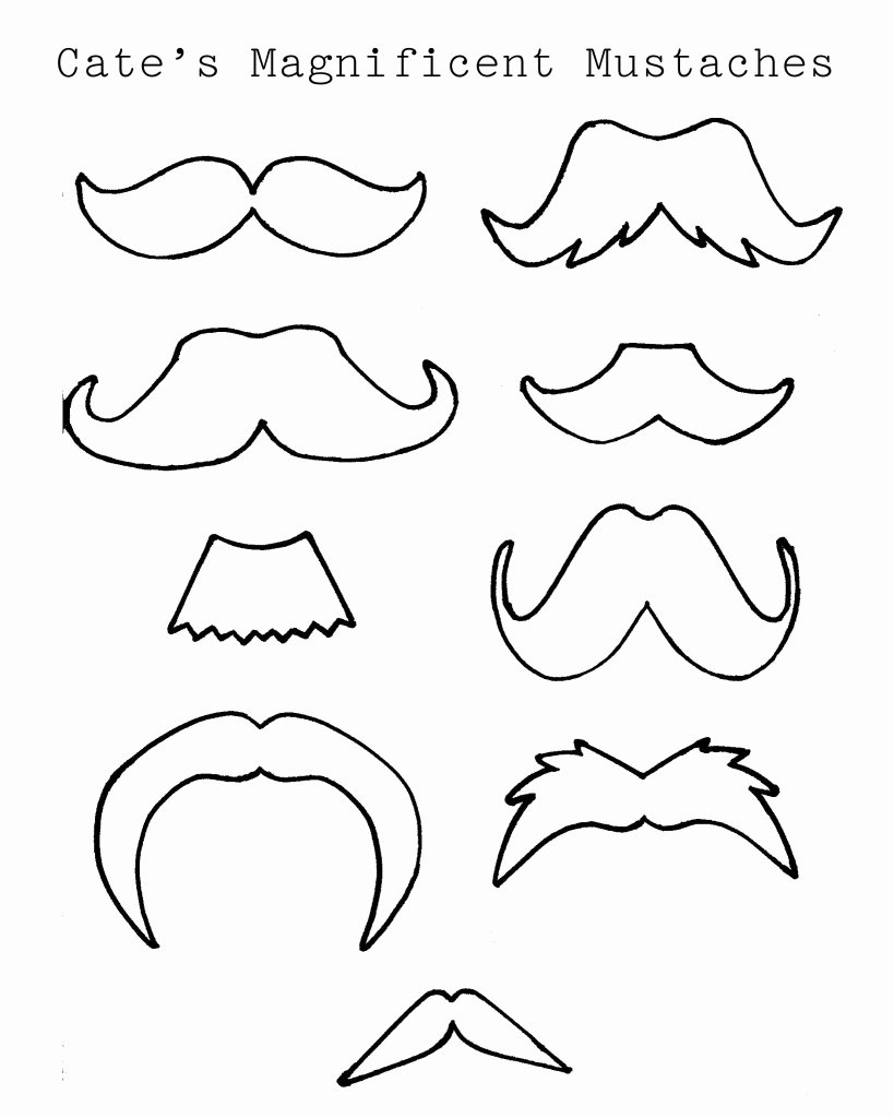 Mustache Cut Out Templates Awesome Jennifer Nack Designs Diy Mustache Cups