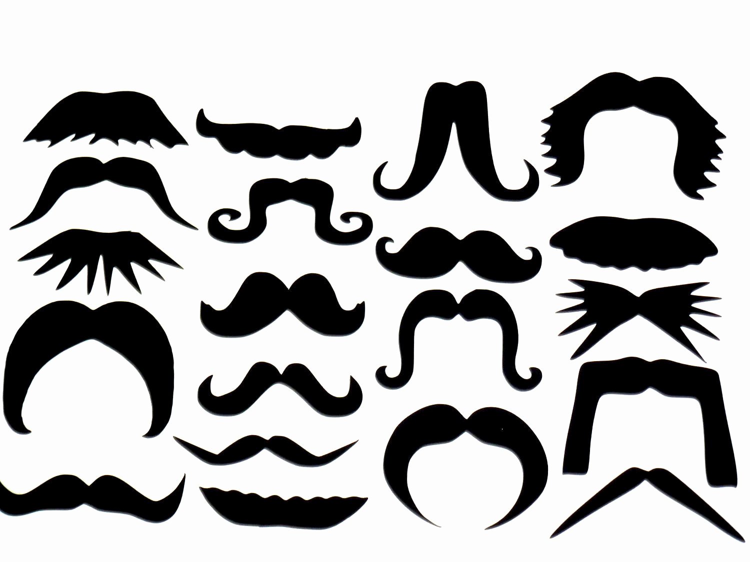 Mustache Cut Out Templates Best Of Printable Mustache Pattern