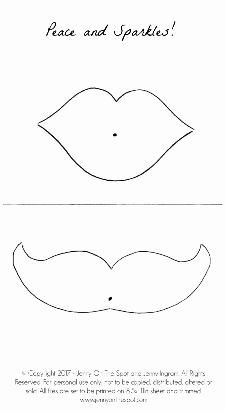 Mustache Cut Out Templates Elegant Best 10 Mustache Template Ideas On Pinterest