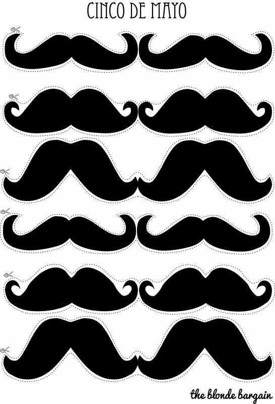 Mustache Cut Out Templates Luxury 21 Best Father S Day Crafts Images On Pinterest