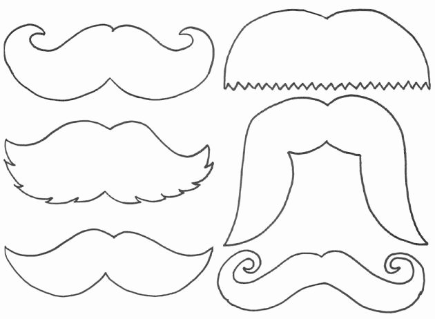 Mustache Pattern Printable Beautiful Free Mustache Printables Download Free Clip Art Free