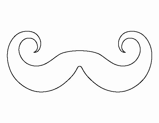 Mustache Pattern Printable Elegant Best 25 Mustache Template Ideas On Pinterest