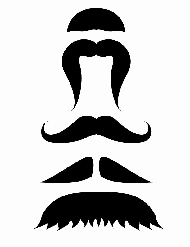 Mustache Pattern Printable Lovely Best 25 Mustache Template Ideas On Pinterest