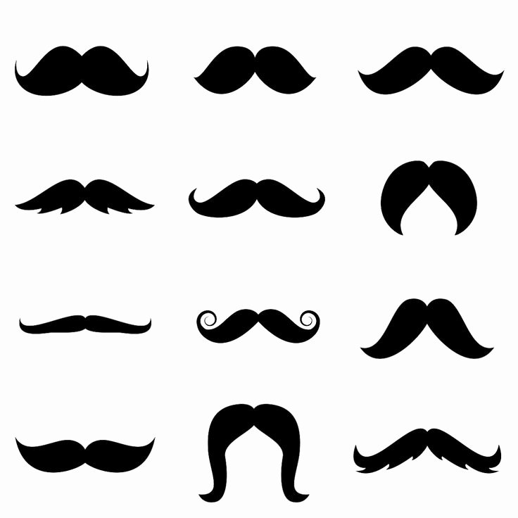 Mustache Pattern Printable Luxury Best 25 Mustache Template Ideas On Pinterest