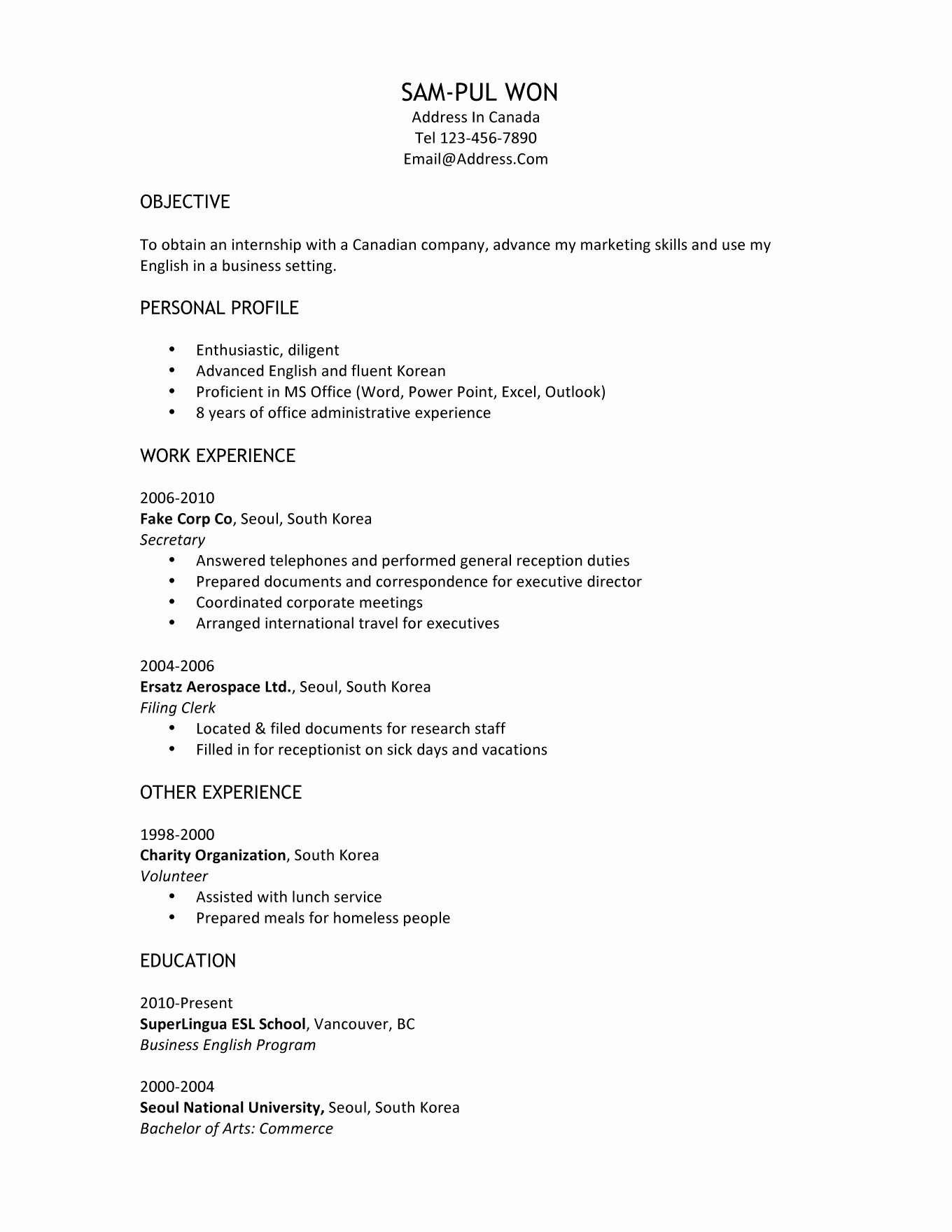 My First Job Experience Essay Fresh High School Resume Examples and Writing Tips