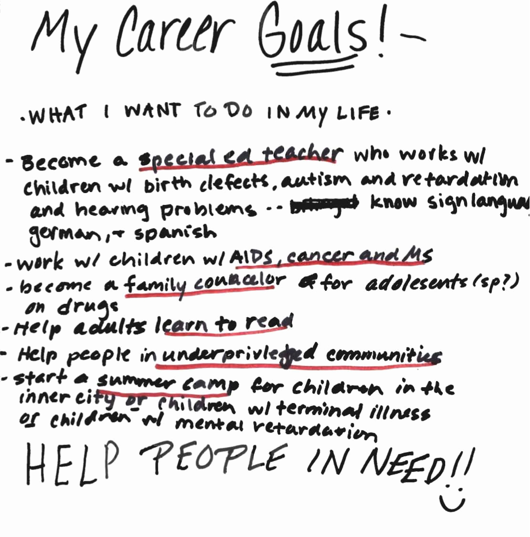 my dreams and goals in life essay 100 words