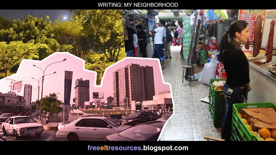 My Neighborhood Essay Example Beautiful Free Elt Resources Writing My Neighborhood
