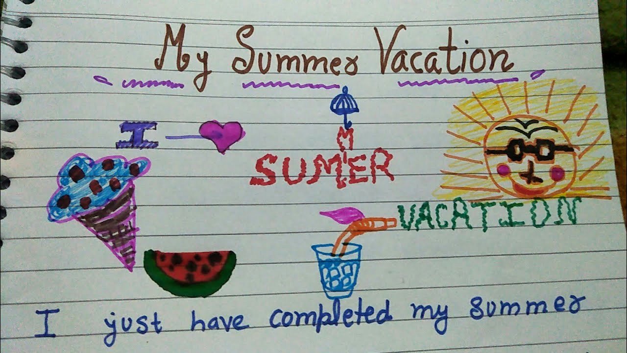 My Summer Vacation Paragraph Fresh Short and Small Paragraph On How I Spend My Summer