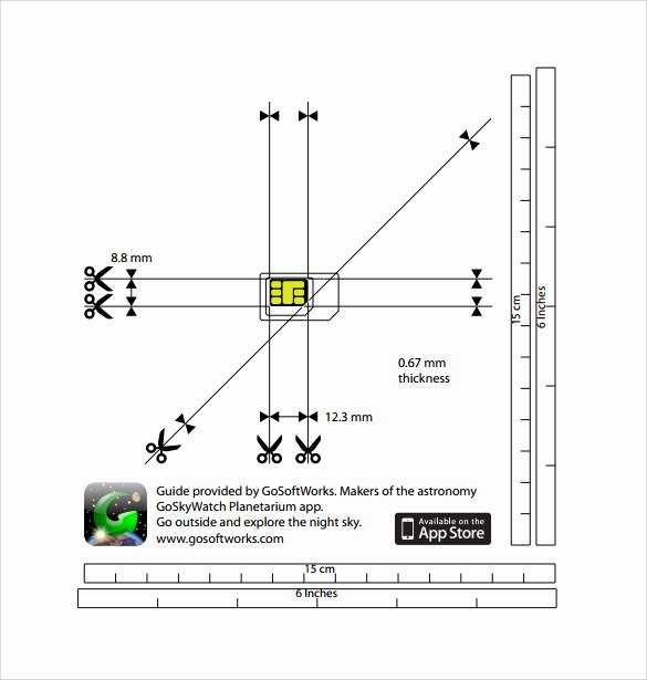 Nano Sim to Micro Sim Template Awesome Micro Sim Template 10 Download Free Documents In Pdf Word