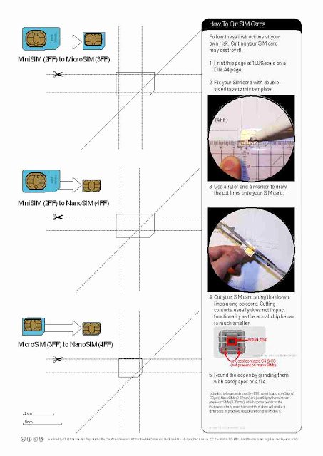 Nano Sim to Micro Sim Template Beautiful How to Cut Your Own Nano Sim Card for Your iPhone 5