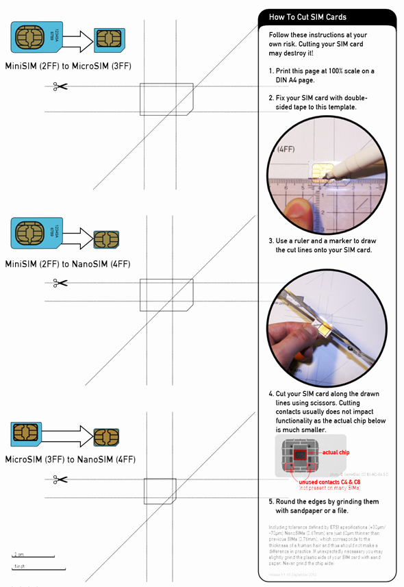 Nano Sim to Micro Sim Template Fresh How to Convert Micro Sim to Nano Sim for iPhone 5