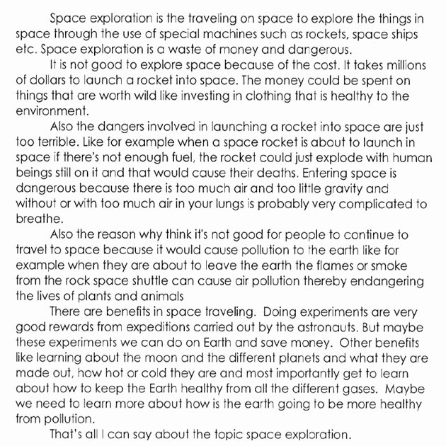 Narrative Writing Examples College Level Best Of Grade 9 Level 4 Writing Sample
