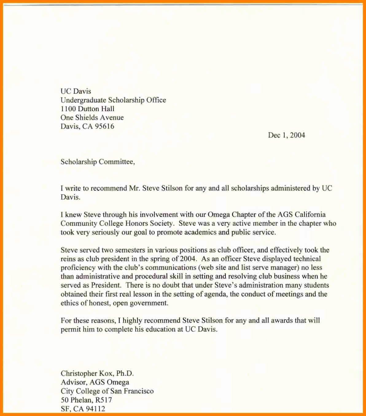 National Honor society Application Examples Beautiful 12 Re Mendation Letter for National Honor society