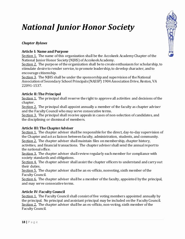 National Honor society Application Examples Luxury Handbook