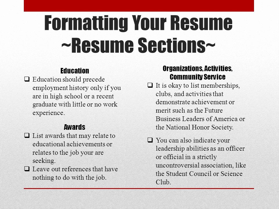 National Honor society Resume Unique Basic Resume Writing Ppt Video Online