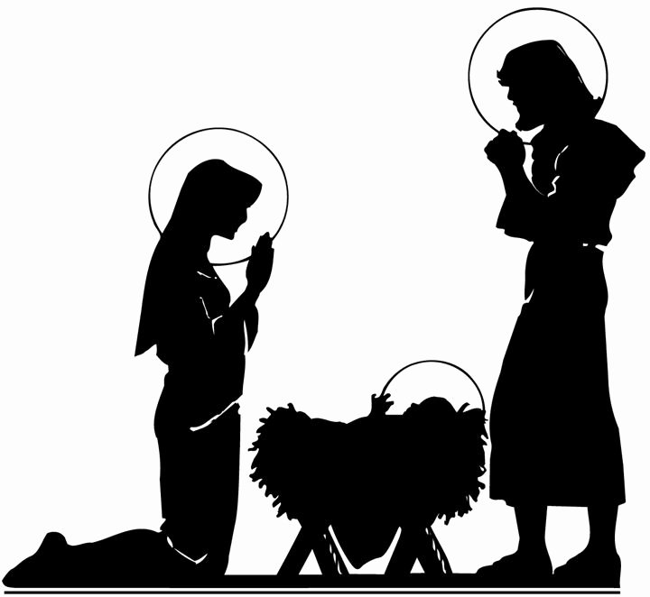 Nativity Scene Silhouette Pattern Awesome Nativity Silhouette Inspiration