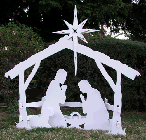 Nativity Scene Silhouette Pattern Beautiful why Homeschool Christmas Decorations