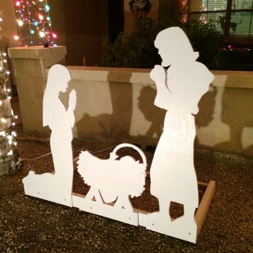 Nativity Scene Silhouette Pattern Beautiful You Can Make Your Own Nativity Scene A Tutorial and