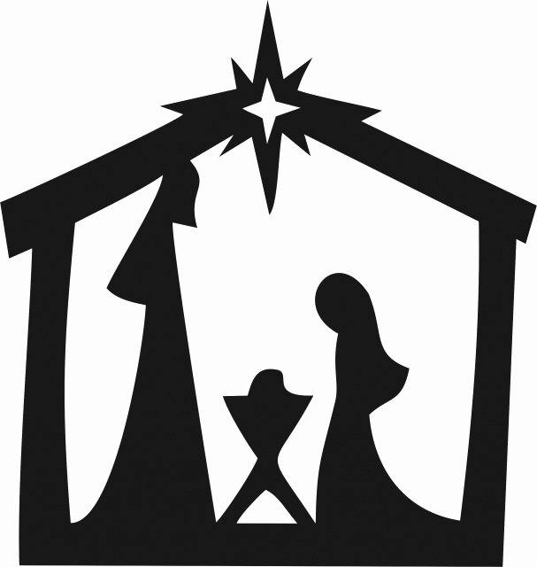 Nativity Scene Silhouette Pattern Free Beautiful Nativity Scene Silhouette Laser Cut