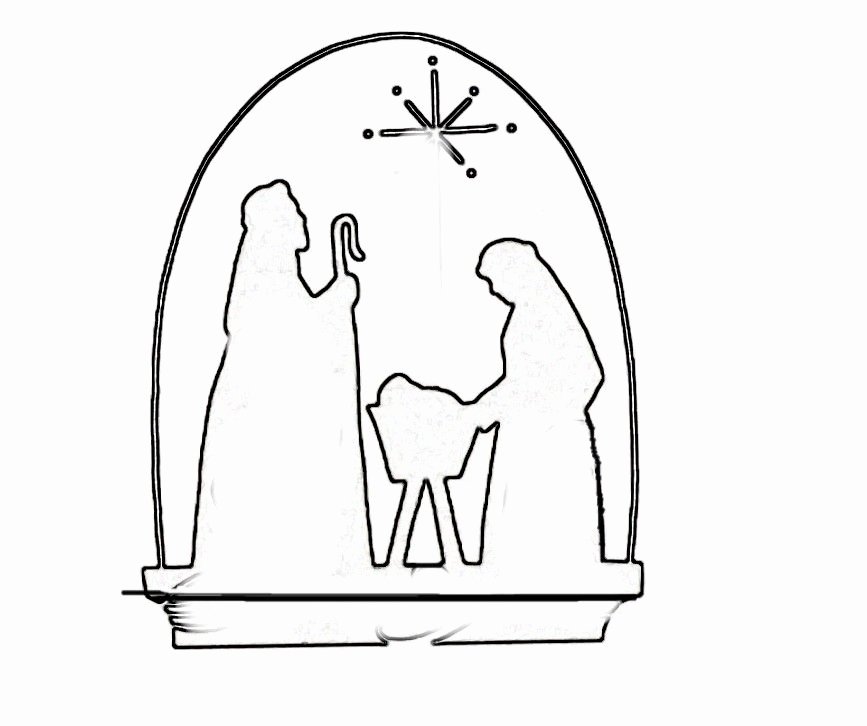 Nativity Scene Silhouette Pattern Free Lovely Free Printable Nativity Scene Patterns