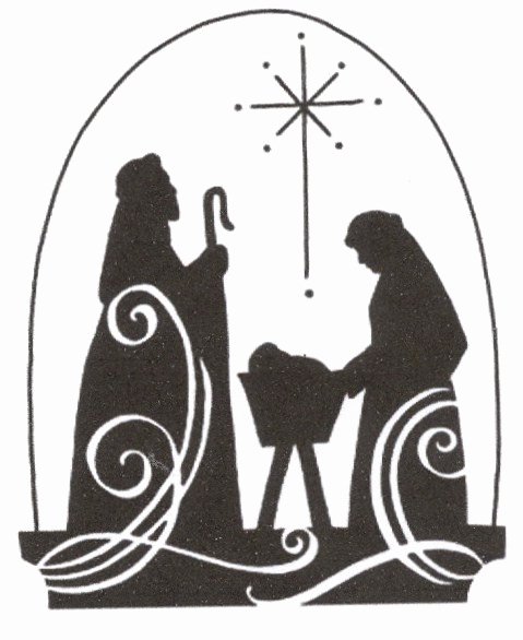 Nativity Scene Silhouette Pattern Inspirational Christmas Jesus Nativity Scene Cross Stitch Pattern