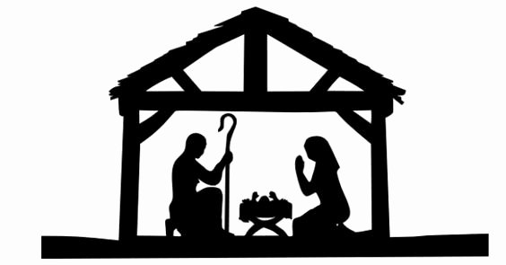 Nativity Scene Silhouette Pattern Unique Nativity Scene Silhouette