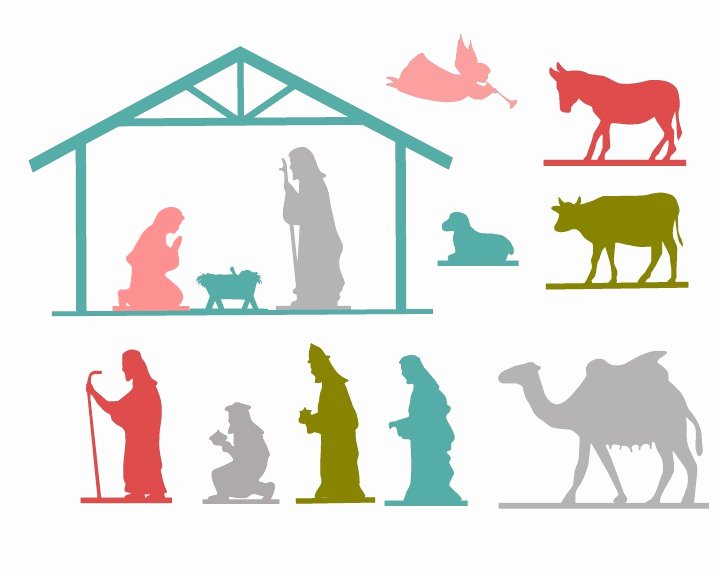 Nativity Scene Silhouette Printable Elegant the 36th Avenue Nativity Free Printable