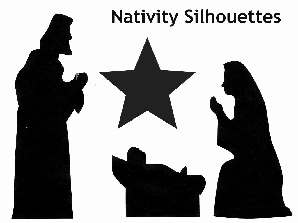 Nativity Scene Silhouette Printable Unique Family Advent Calendar Day 12 Make A Shadow Puppet