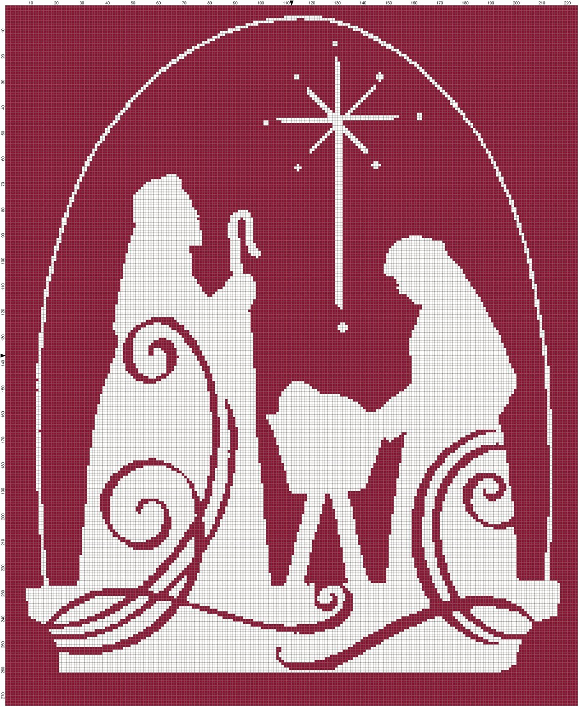 Nativity Silhouette Pattern Inspirational It’s Beginning to Look A Lot Like Christmas – Cross Stitch