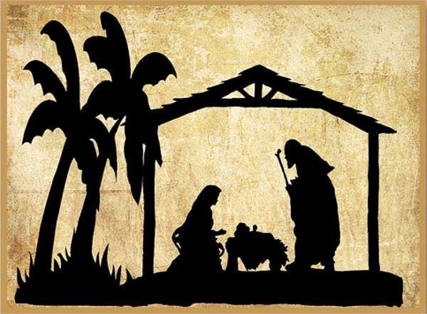 Nativity Silhouette Pattern Unique 9 Nativity Silhouettes Free Psd Ai Vector Eps format