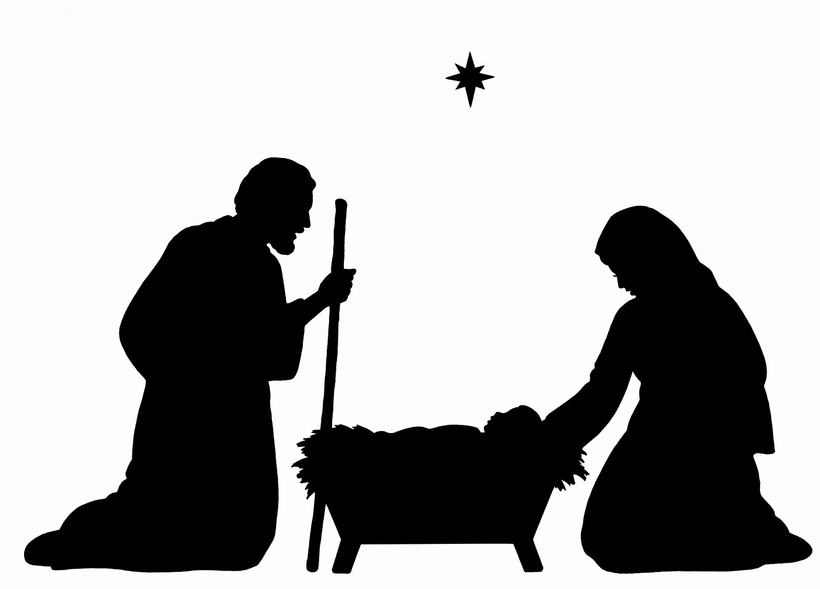 Nativity Silhouette Patterns Download Fresh Nativity Silhouette Patterns Clipart Best