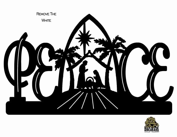 Nativity Silhouette Patterns Luxury Peace Nativity Scroll Saw Pinterest