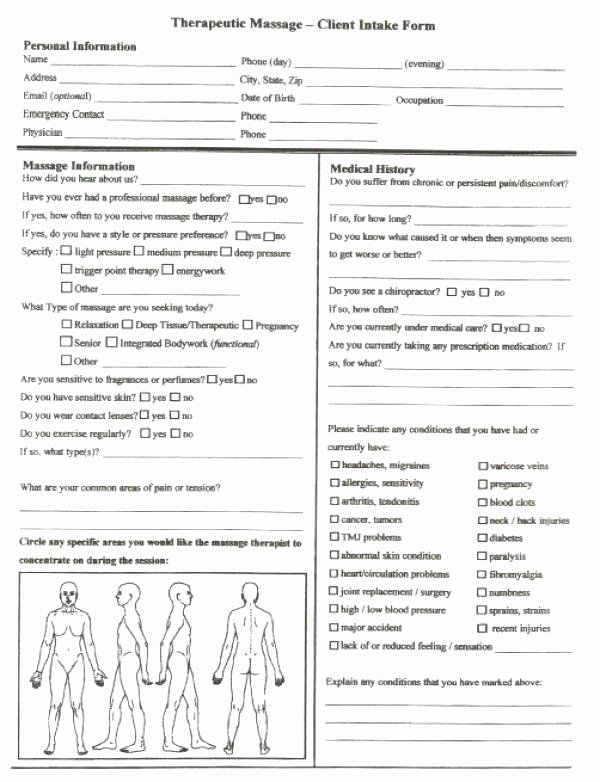 New Client form Template Lovely 16 Inspirational New Client Intake form Accounting