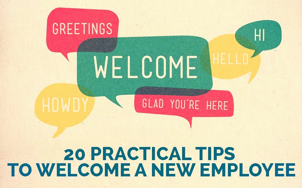 New Employee Welcome Packet Template Inspirational Wel E A New Employee 20 Tips for Success