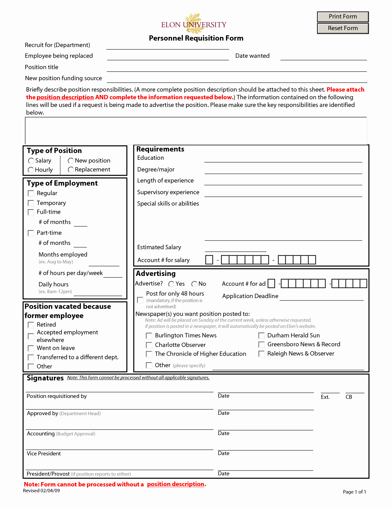 New Hire Requisition form Luxury Employment Requisition form Template Militaryalicious