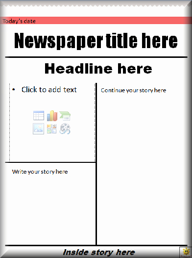 Newspaper Book Report Template Elegant Literacy