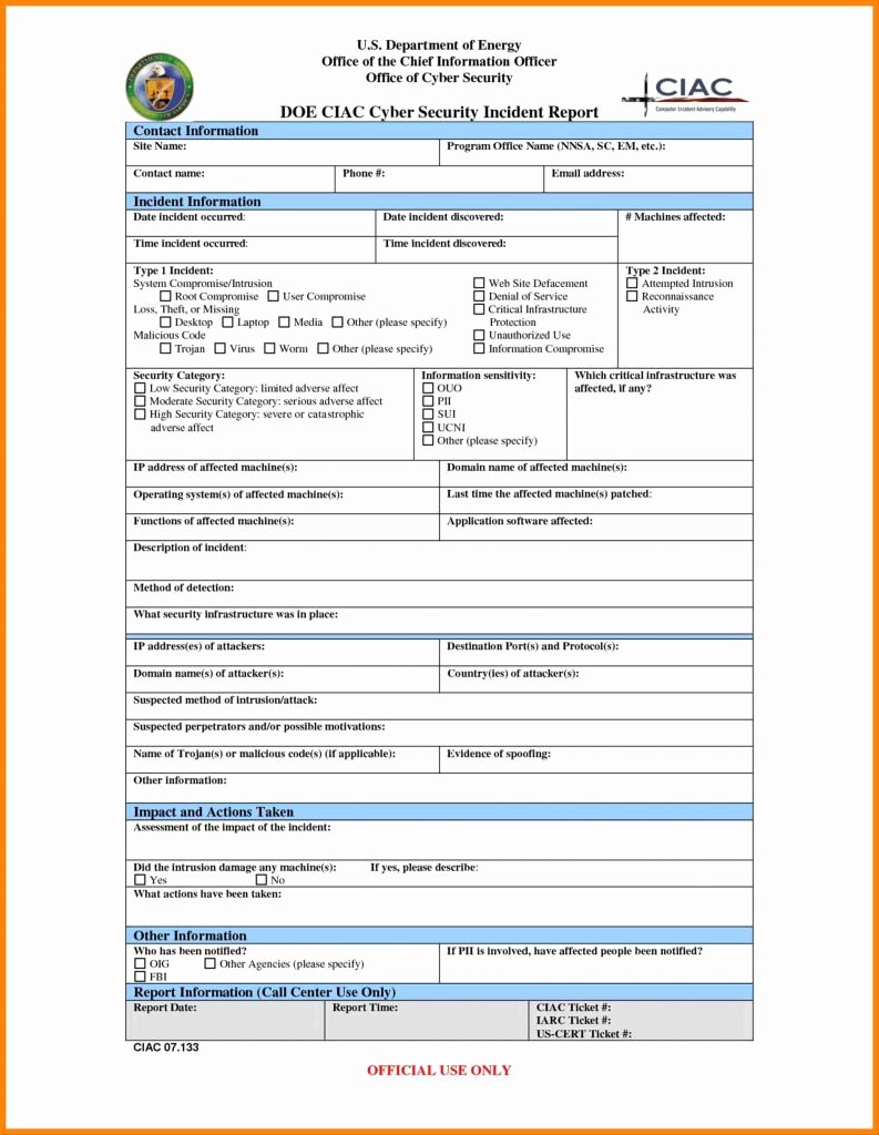 Nist Incident Response Plan Template Beautiful Surprising Accountable Plan Template Tinypetition