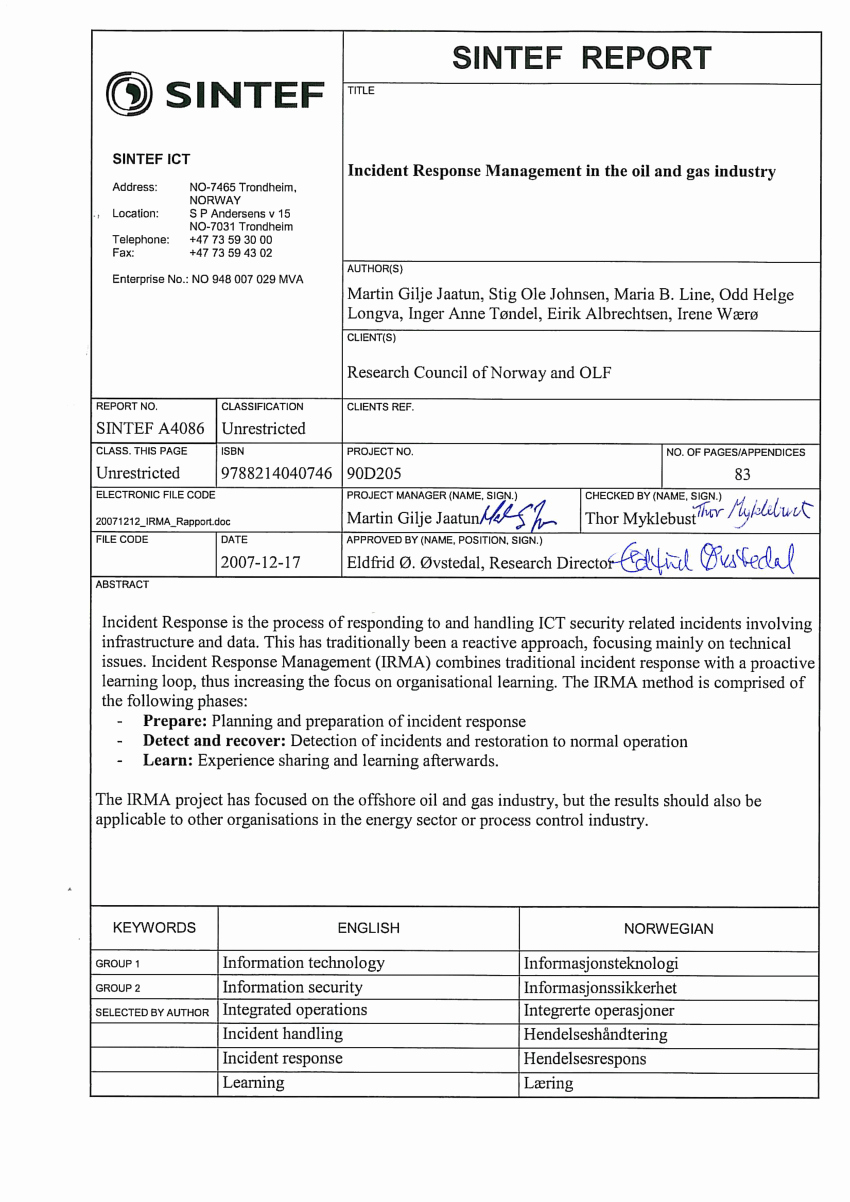 Nist Incident Response Plan Template Fresh Fearsome Incident Response Plan Template Nist Tinypetition