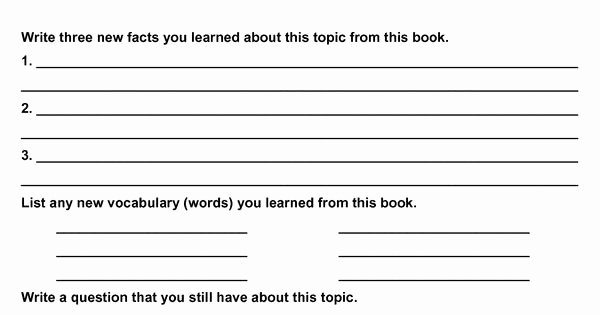 Non Fiction Book Report Template Fresh My Non Fiction Book Report School Of Mom