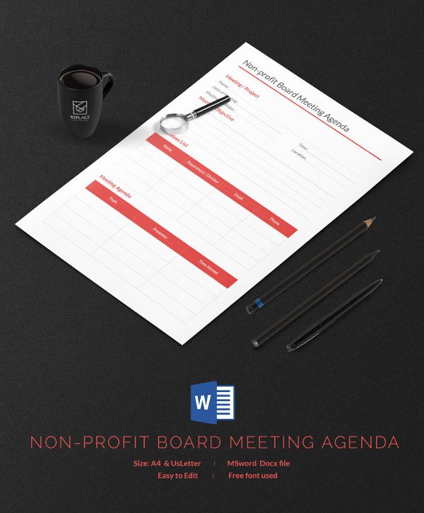 Non Profit Meeting Minutes Template Best Of 13 Free Agenda Template Meeting Business Weekly