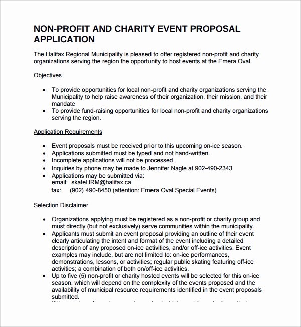 Non Profit Sponsorship Package Template Fresh 12 Non Profit Proposal Templates