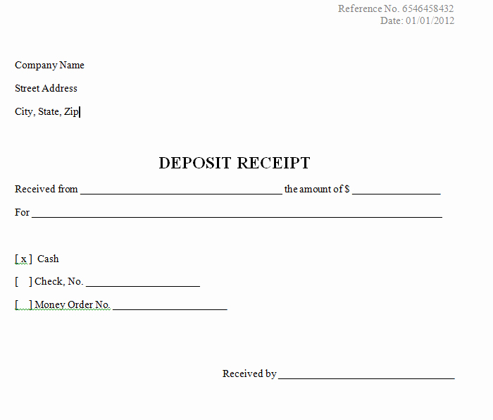 Non Refundable Deposit form Template Luxury How to Create A Sales Receipt for Initial Deposit